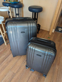 Pair of Samsonite Hard Luggage