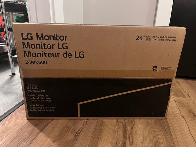 LG monitor 24” in Monitors in City of Halifax