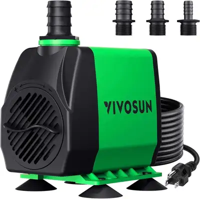 VIVOSUN Submersible Fountain Pump, View more