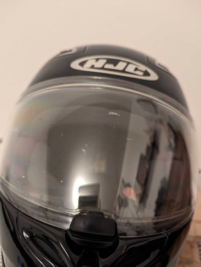 HJC  FG-17 Black Motorcyle Helmet (medium) in Motorcycle Parts & Accessories in City of Toronto - Image 3