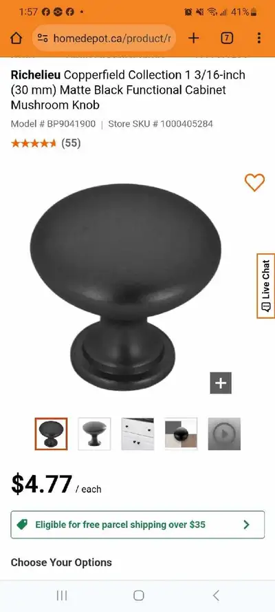Knobs for cabinets , View more