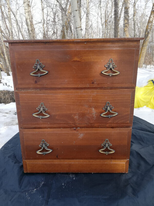 Vintage solid wood chest of drawers. I have many dressers in Arts & Collectibles in St. Albert