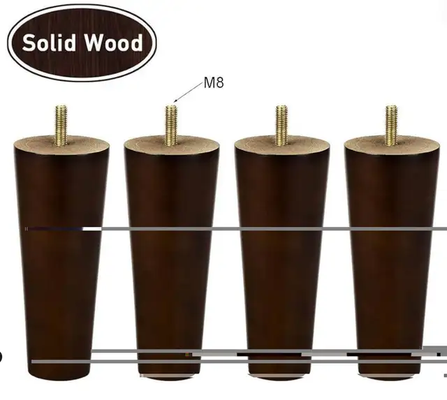 Solid wood legs for couch/Sofa bed/cabinet  in Couches & Futons in City of Toronto - Image 3
