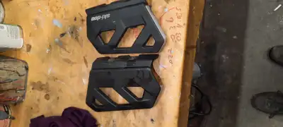 Skidoo Gen 4 lateral side plates,$50 and universal ice scratchers ,attaches to front skis,$50.Call o...