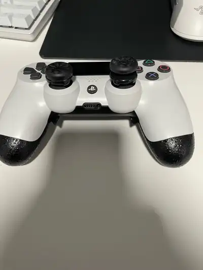 Barley used ps4 controller full face and triggers clicky kit 4 remapping paddles with grip uses usb...