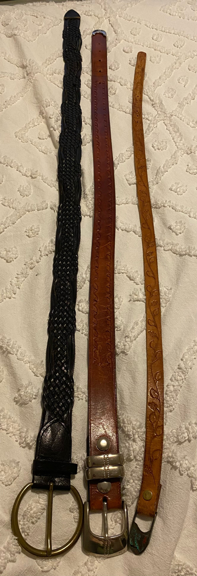3 Leather Belts Womens  in Women's - Other in St. Catharines - Image 2
