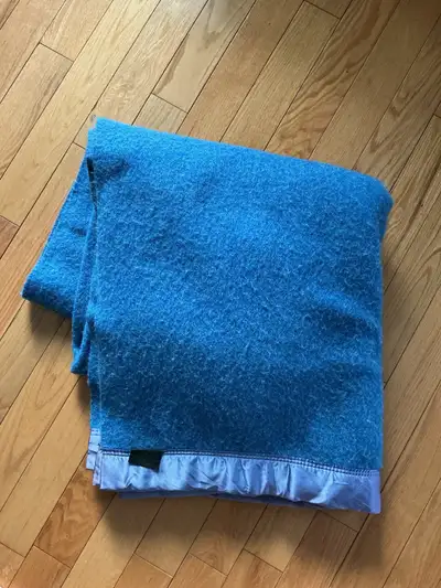 Vintage Kenwood Wool Blend Blanket, View more
