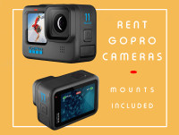 Rent GoPro 11 Black Cameras w/Mounts INCLUDED - Go Pro