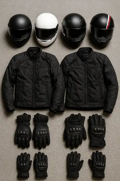 All Gear approved for M/M2 Tests Helmets: $20/day Gloves: $10/day Jackets: $15/day Boots: $10/day Fu...