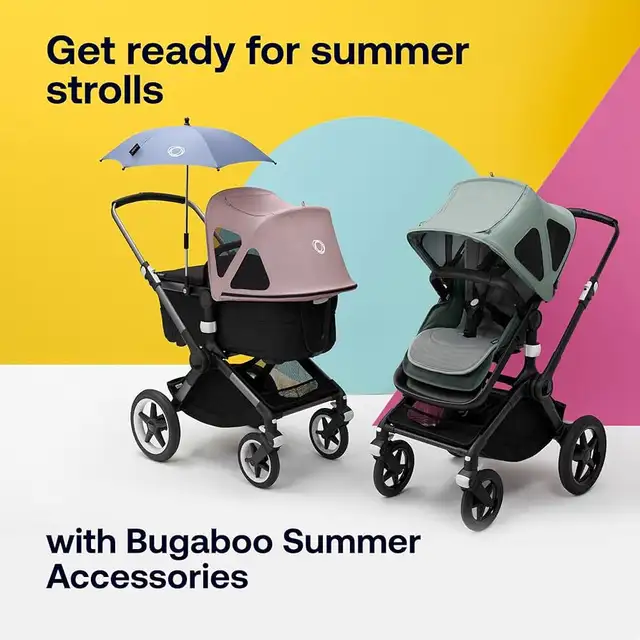 Bugaboo Dragonfly Breezy Sun Canopy Stroller Accessory in Strollers, Carriers & Car Seats in Markham / York Region - Image 8