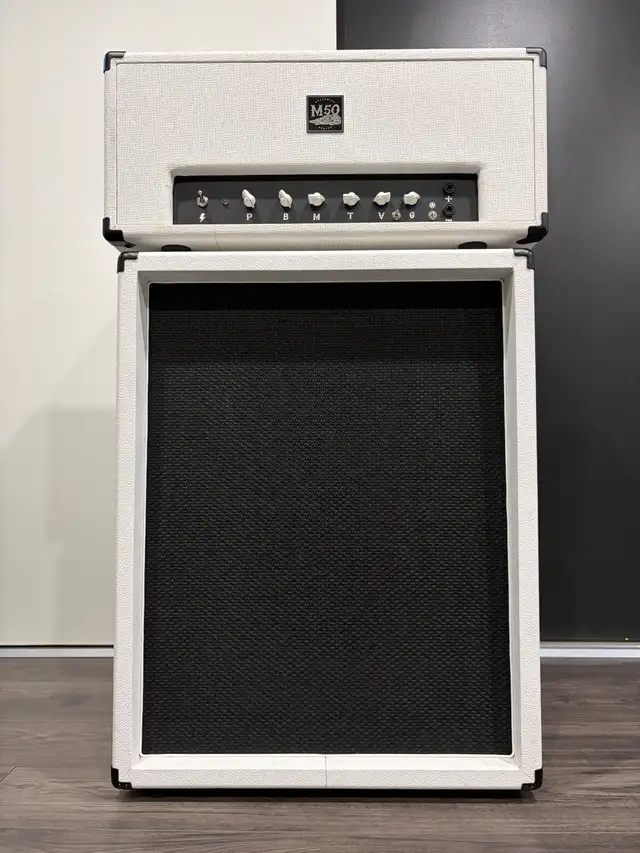 MA Custom (Marshall JCM800 hotrodded) 50W Guitar Amp + Cab in Amps & Pedals in Markham / York Region - Image 3