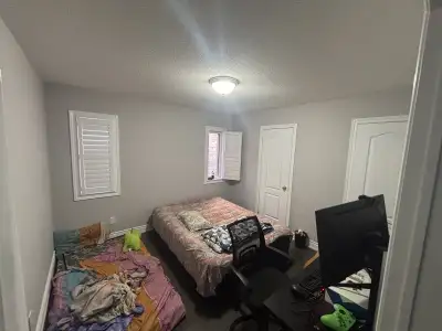 Neat and tidy sharing is room is available from Dec1st, for more info contact me. Room rent for one...