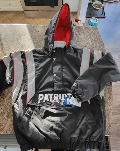 New england patriots starter jacket., View more