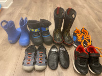 Boy(size 9-13) Winter Boots, rain boots, saddles, dance shoes