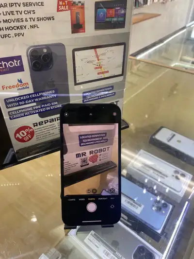 iPhone 13 – 256GB – Midnight – Clean Condition – Mr Robot, View more