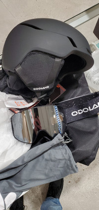Snow Ski Helmet and Goggles Set, Sports Helmet sz M