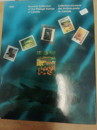 1991 Souvenir collection of the postage stamps of     Canada!!!!