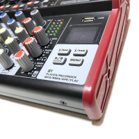 Music8 M8-6ME 6-Channel Mixer w Mic Effects, Bluetooth and USB _