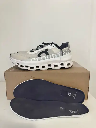 ON Cloudmonster Running Shoes - White/White, Size 10.5 Men's, View more
