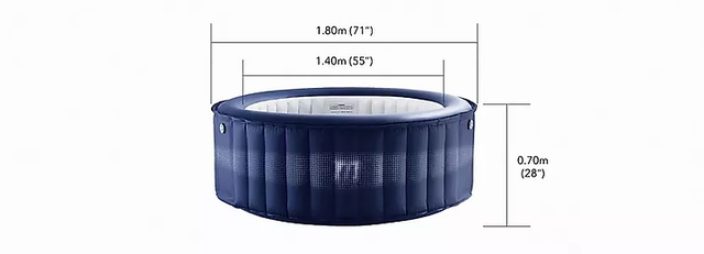 *RARE* MSPA Elite Baikal Inflatable Hot Tub with Built-in Jets in Hot Tubs & Pools in Ottawa - Image 11