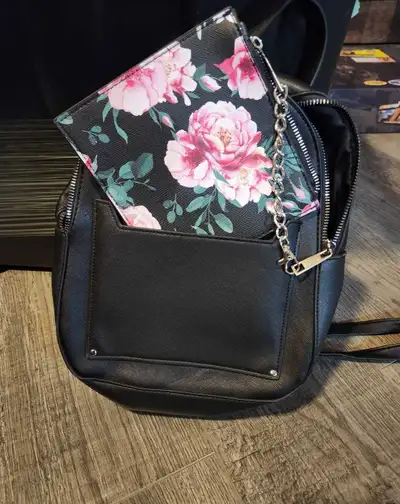 Brand New Small  Backpack With Matching Wallet, View more