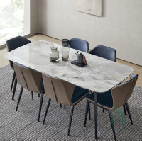 Clearance Sale on 7 piece Marble Dining Table