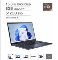 Acer Aspire 3 A315-24PT-R0FS Laptop, Ryzen 5 7520U