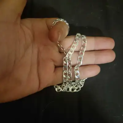 20 inch 925 silver plaited necklace , View more