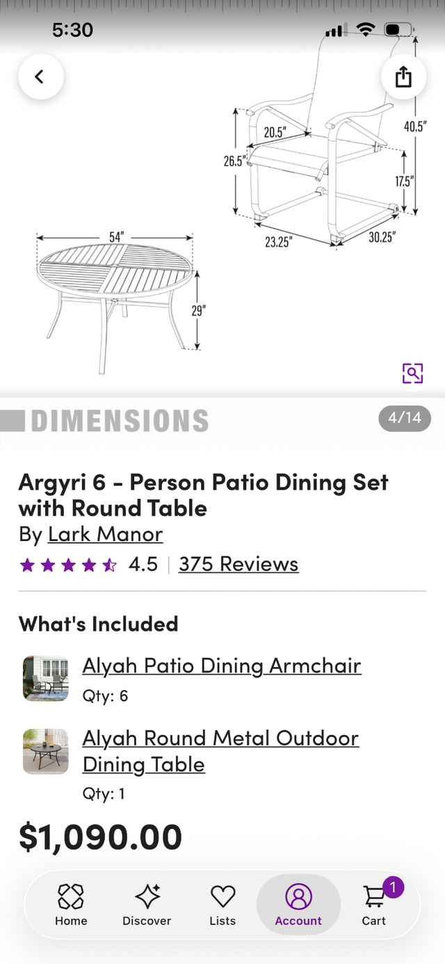 Patio Set460680235194132482