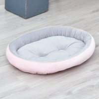 New Pet Cat and Dog Rectangle Rounded Bed - Pink - Extra Large 5