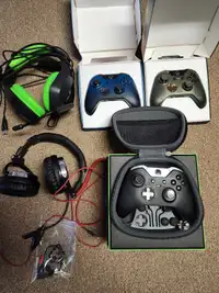 Xbox One Acessories - Controllers , Headsets (for parts)