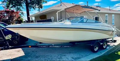 1997 - 23’ Crownline BR. 7.4L Mercruiser 300 HP. Bravo 3 stainless 24” pitch duoprop. Tandem trailer...