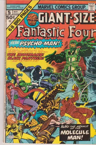Marvel Comics - Fantastic Four Giant-Size #5 (May 1975)., View more
