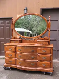 Wood Dresser Mirror Is Removable Sklar Peppler