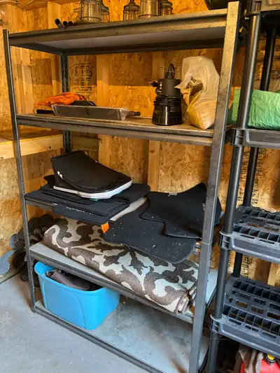 metal shelving unit, View more