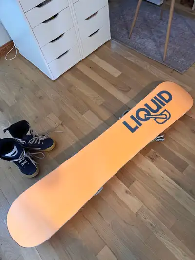 Women’s Snowboard Package – Liquid Board, Bindings, Vision Boots, View more