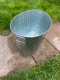 metal galvanized tub / open cooler