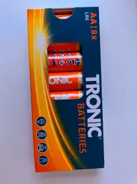 Tronic AA Goldene plated fusion core batteries