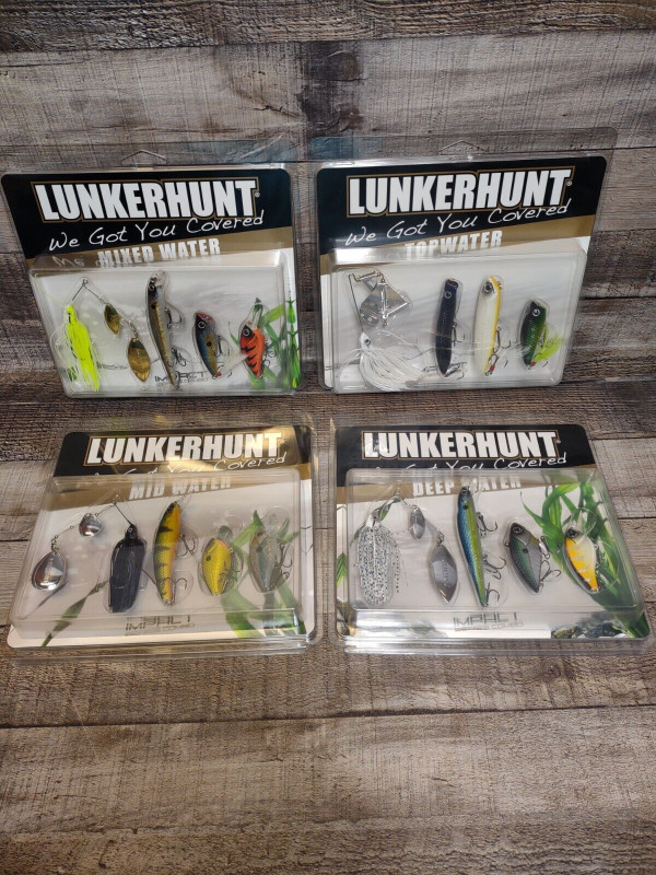 LUNKERHUNT Impact Series Combo 16 piece Fishing Lure Set (New) in Canoes, Kayaks & Paddles in City of Toronto - Image 2