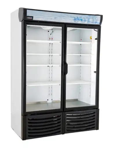 Pro-Kold 54" Double Door Display Freezer- Made In USA, View more