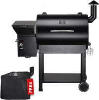 Z GRILLS Wood Pellet Grill & Electric Smoker BBQ Combo