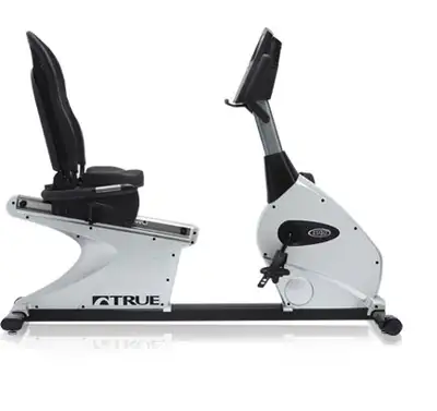 TRUE FITNESS HOME RECUMBENT BIKE RES 9.0 mint condition excellent for rehab, HIIT