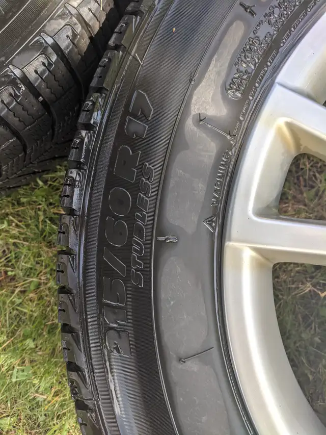 AUDI WINTER TIRES ON RIMS in Tires & Rims in Peterborough - Image 5