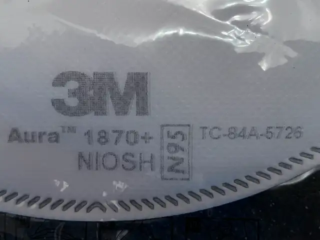 3M N95 Aura 1870+ mask / respirators, new, sealed.63295969542145121