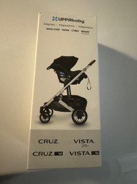 Uppababy stroller adaptor like new