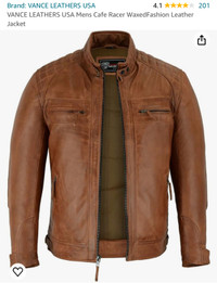 New Vance Real Leather Jacket