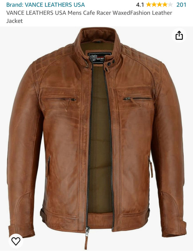 New Vance Real Leather Jacket in Men's in City of Toronto