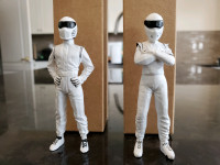 1:18 Painted Top Gear Stig Figurines Figures Diorama Additions