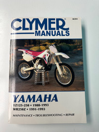 Clymer Yamaha dirt bike manual