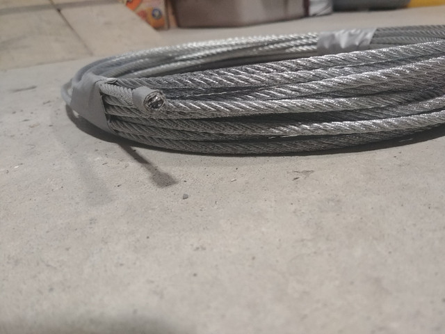 Steel cable 1/4" thick about 12m (37ft) in Other in Lethbridge - Image 4